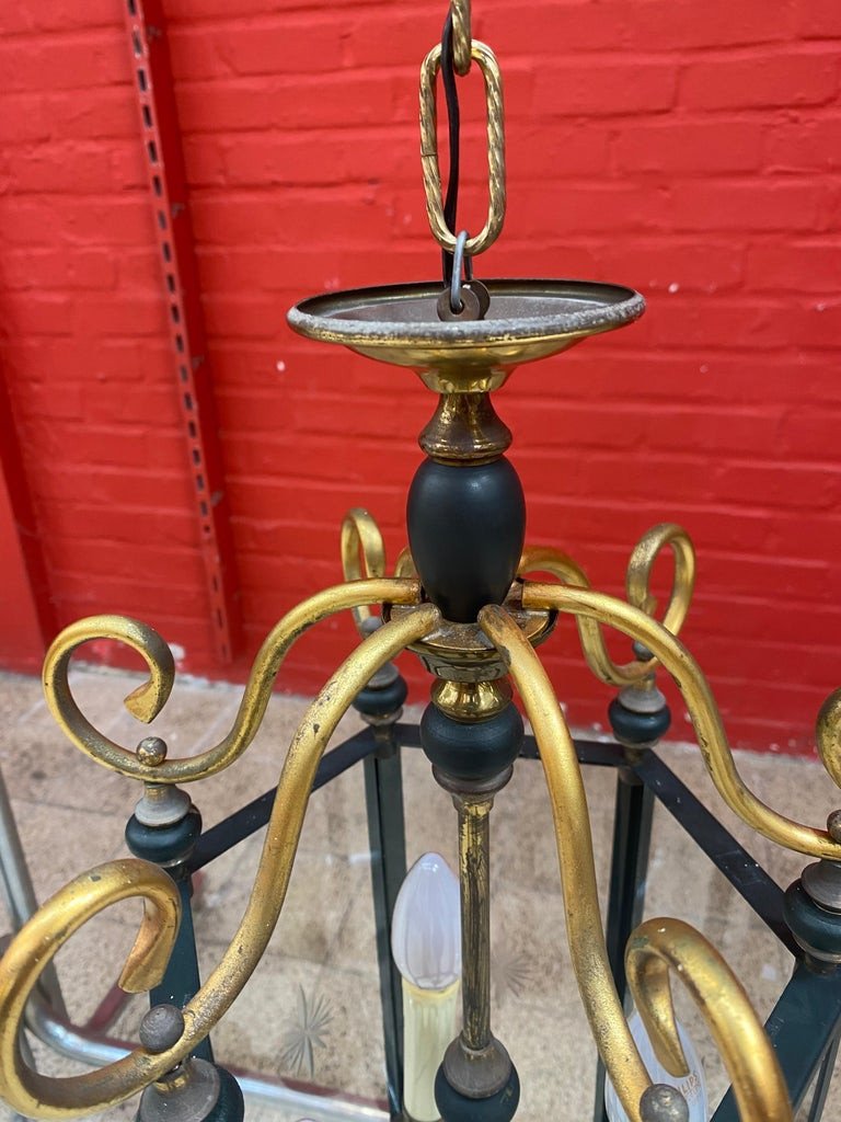 Neoclassical Lantern Circa 1950-photo-4