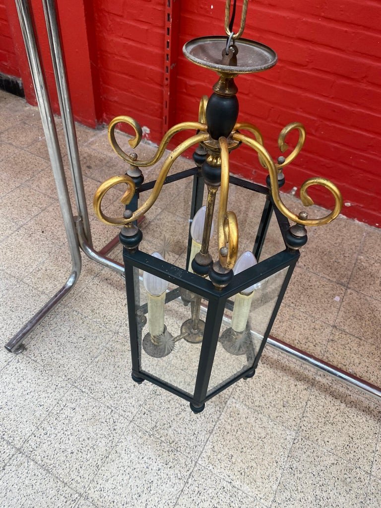 Neoclassical Lantern Circa 1950-photo-2