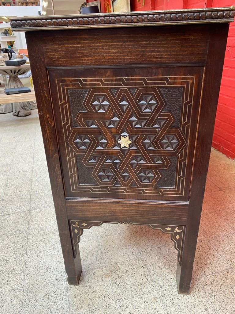 Large Oriental Art Buffet, From The Old St Georges Palace In Algiers, Circa 1880-photo-8