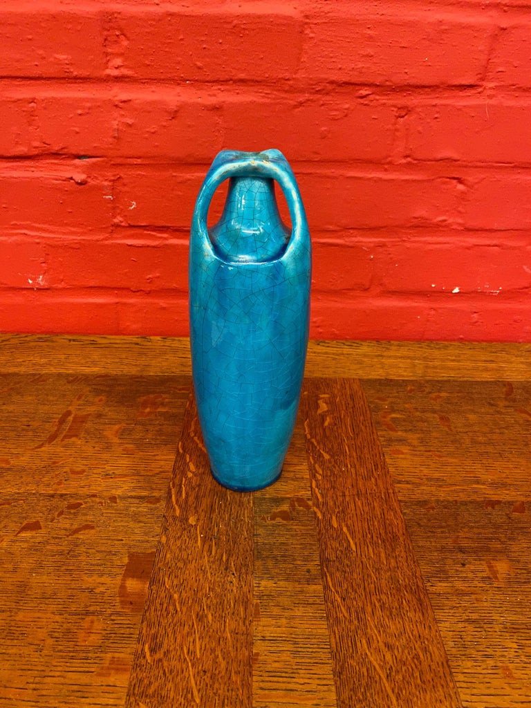Lachenal, Art Deco Ceramic Vase Circa 1930-photo-4