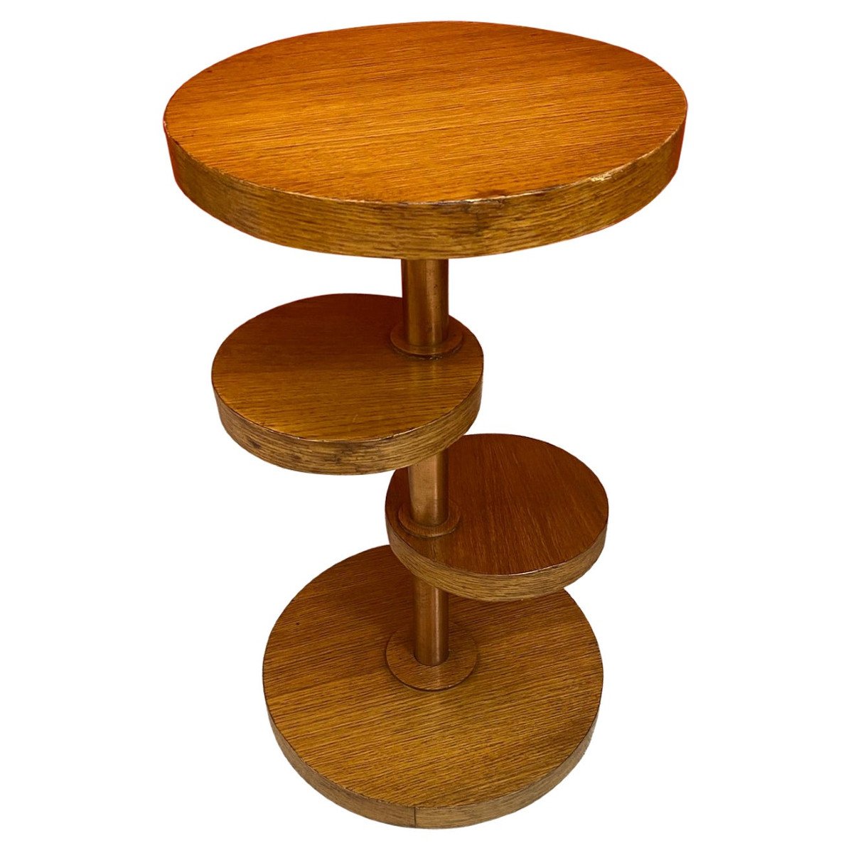 Art Deco Modernist Pedestal Table Circa 1930