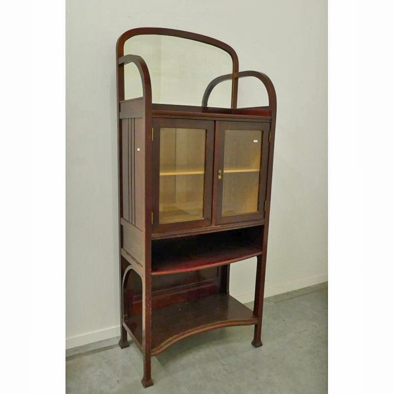 Rare Showcase Cabinet By Michael Thonet N ° 20793 Model Catalog 1904-photo-3