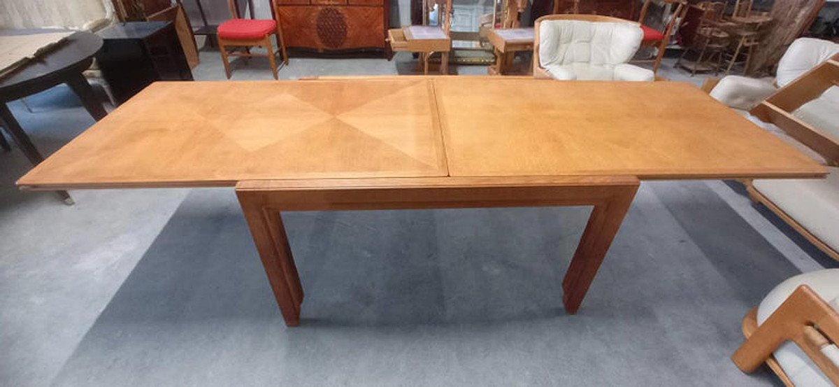 Guillerme Et Chambron Rare Calvados Model Table, Your House Edition Circa 1950-photo-3