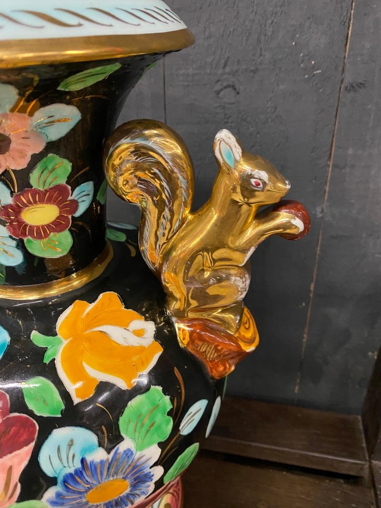 Cerazur, Monaco, Large Ceramic Vase Circa 1960-photo-4