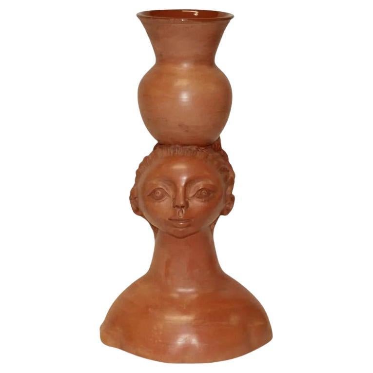 Jean Marais, Grand vase  En Terre Cuite émaillée Circa 1950