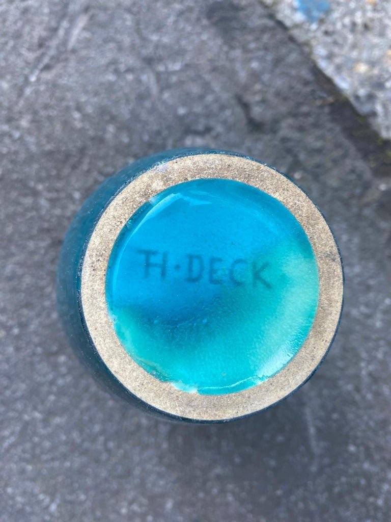 Theodore Deck (1823-1891) Vase En Céramique Signé, Circa 1870-photo-4