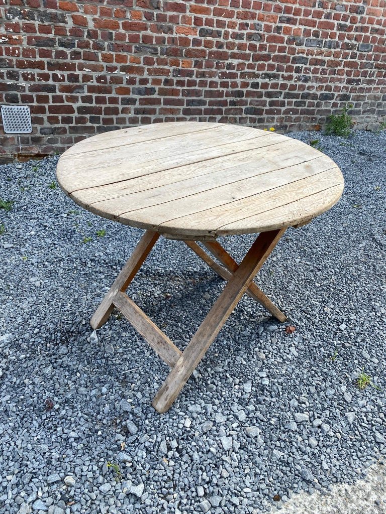 An Old Winegrower's Table In Fir End XIX Eme-photo-1