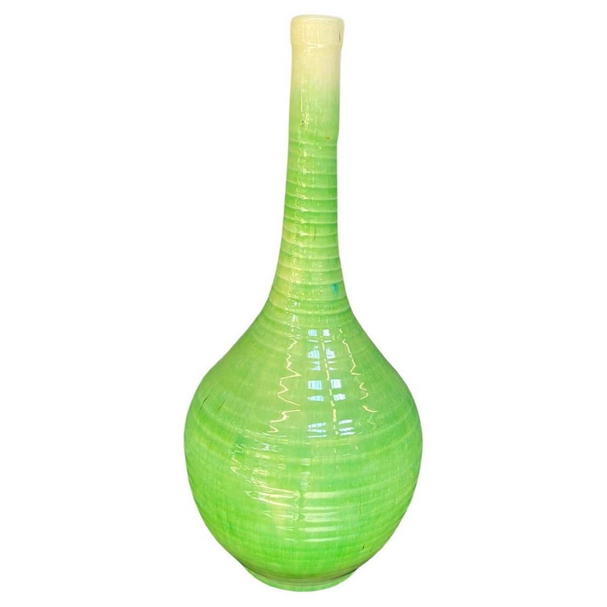 Large Accolay Vase, Signed, Circa 1960-photo-2