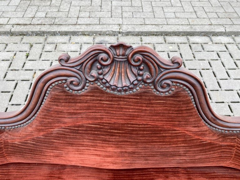 Bench Louis-philippe In Mahogany, Good Condition-photo-1