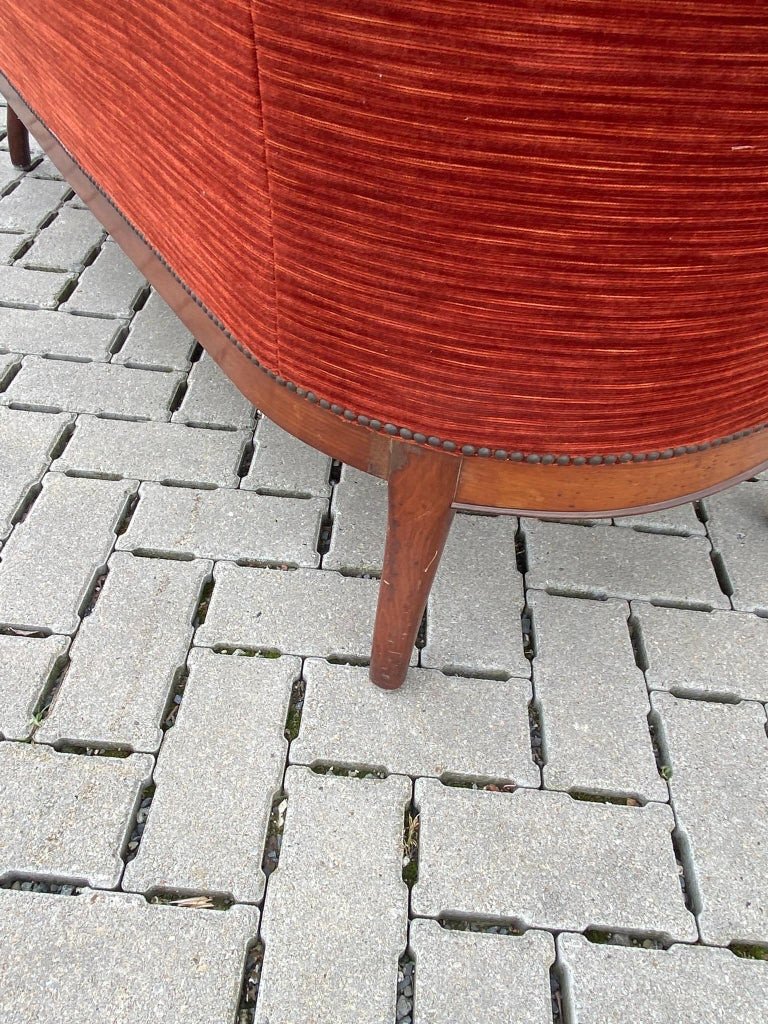 Bench Louis-philippe In Mahogany, Good Condition-photo-8