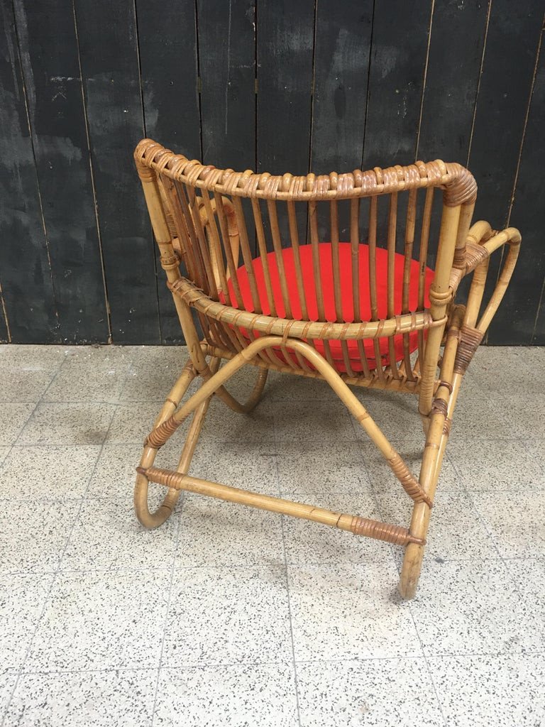 Un Fauteuil En Bambou Circa 1950/1960-photo-6