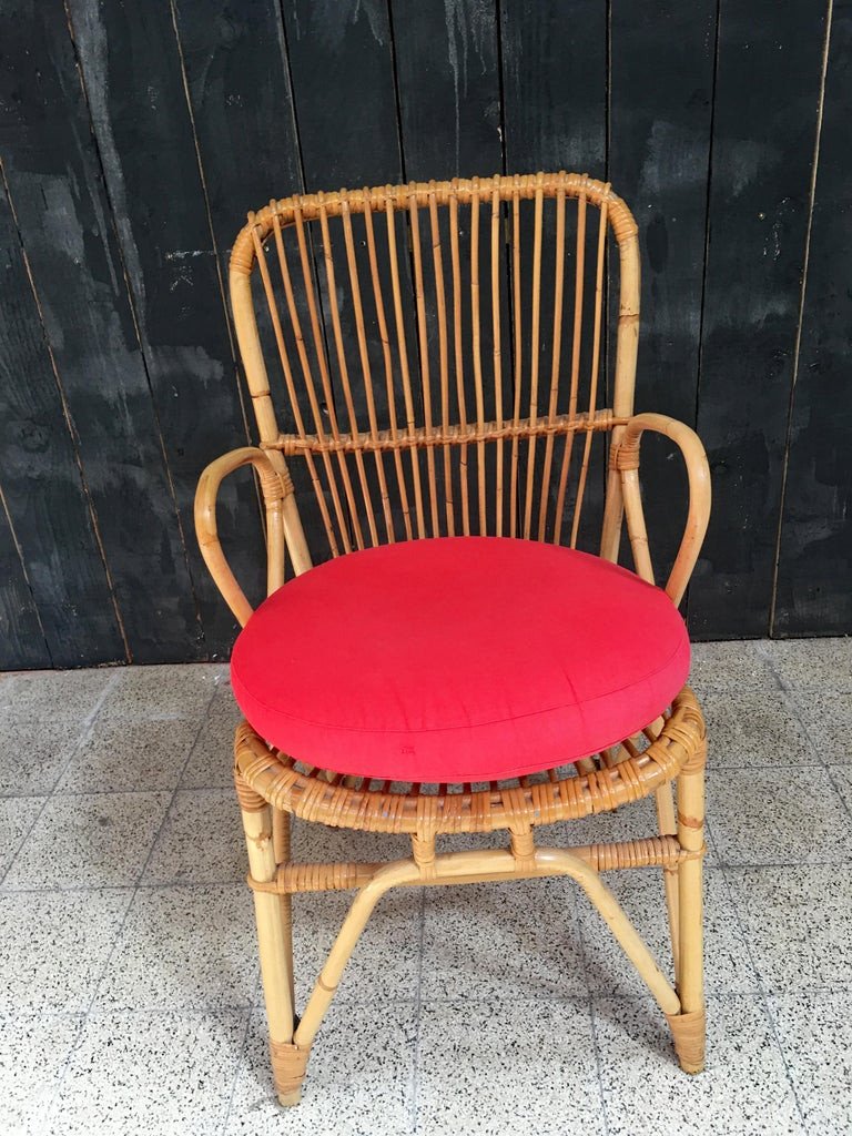 Un Fauteuil En Bambou Circa 1950/1960-photo-4