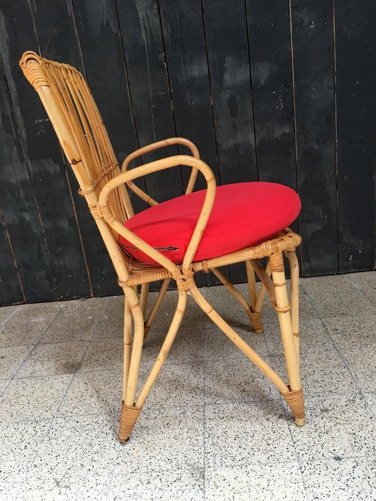 A Bamboo Armchair Circa 1950/1960-photo-3