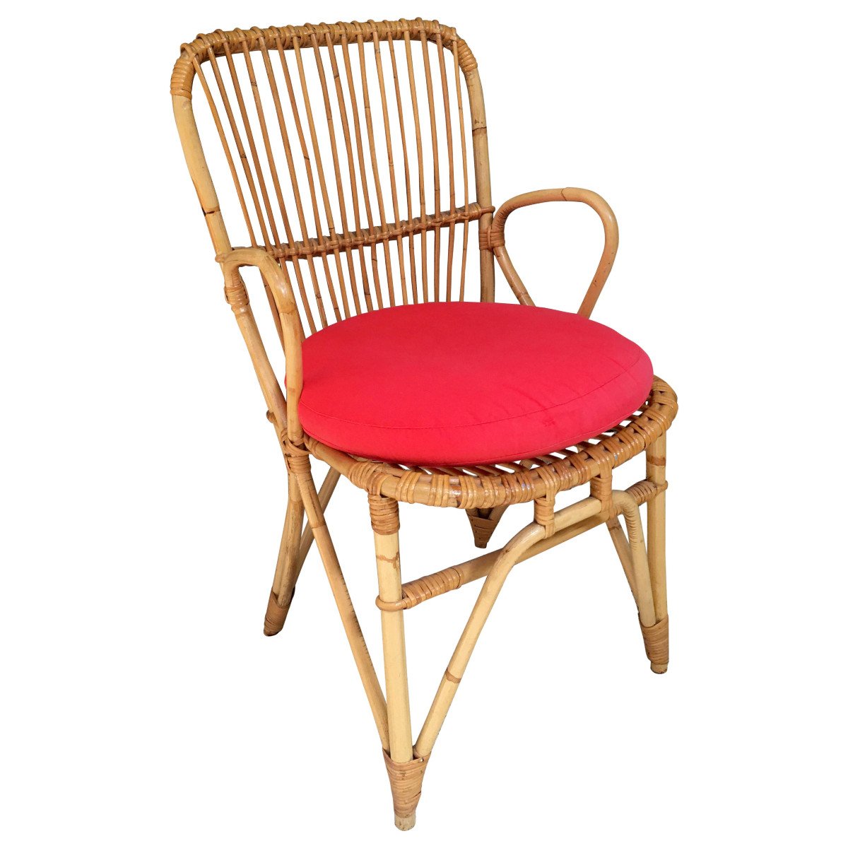 Un Fauteuil En Bambou Circa 1950/1960