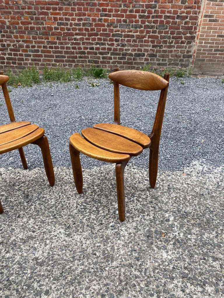 Guillerme And Chambron Authentic Pair Of Model Chairs-photo-3