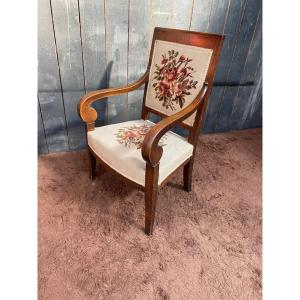 Empire Mahogany Armchair, Very Good Condition