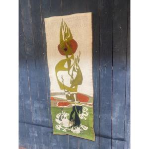 Jean et Marinette Perrin (XX°) tapisserie unique ,  circa 1972