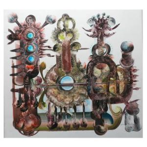 Gabrielle Bouffay , Sans Tire Aquarelle Sur Papier Circa 1970 