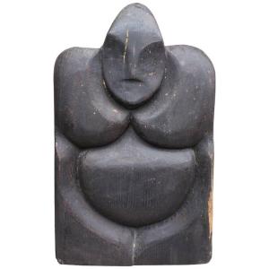 Jean Pierre Helle ( 1945-2015) , Sculpture En Bois Flotté , Circa 1970