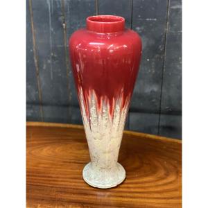 Grand vase art nouveau en céramique circa 1900 