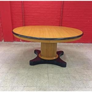 Grande table  guéridon art deco attribué à De coene circa 1930/1950