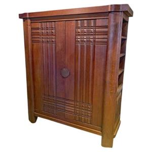 Charles Dudouyt , importante armoire art déco , circa 1930/1940