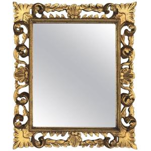 Miroir Neo Baroque En Bois Doré Circa de style louis XIII circa 1950
