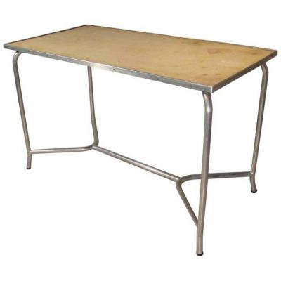 Modernist Art Deco Table Aluminum, Circa 1930/1950