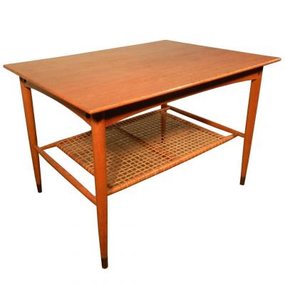 Gueridon Scandinave En Teck Circa 1970