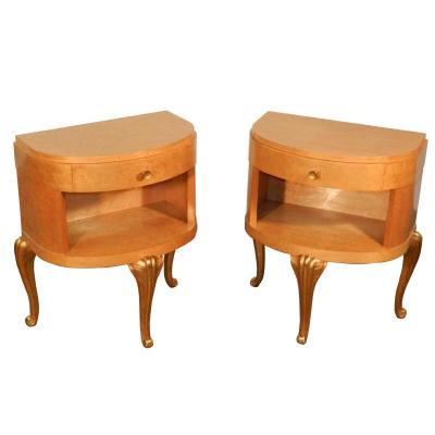 Maison Jansen, Pair Of Bedside Art Deco 1940