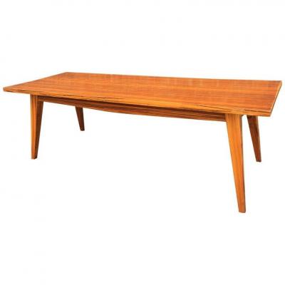 Large Vintage Table In Zingana Massif, Circa 1950/1960