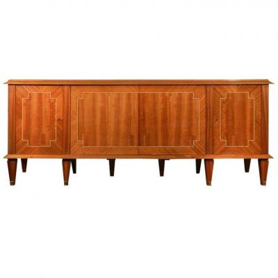 Large Art Deco Mahogany Sideboard Around 1940