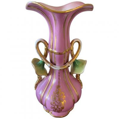 Vase En porelaine de  Paris époque Napoléon III