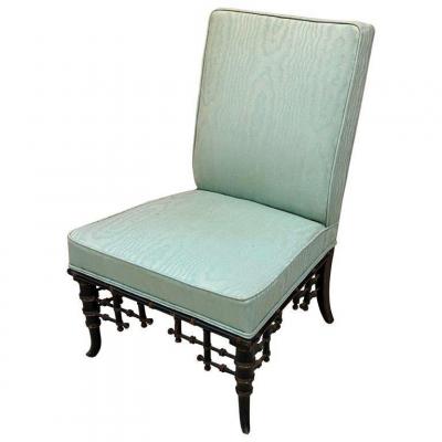 Imitation Bamboo Low Chair, Napoleon III Period