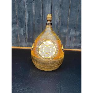 Ceramic Lamp Attributed To Georges Pelletier Circa 1960/1970