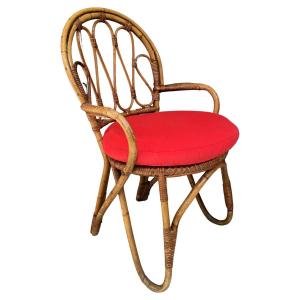 Fauteuil Bambou Circa 1970