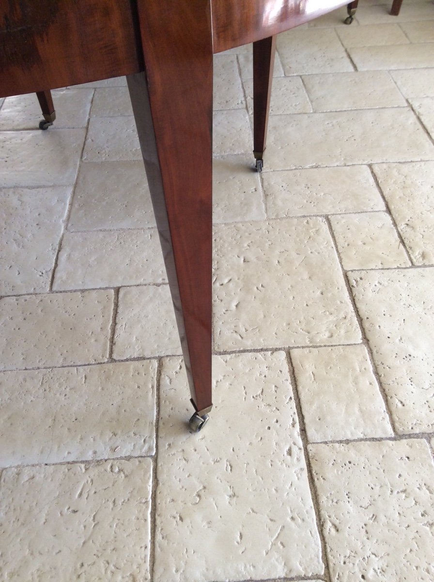 Grande Table 6 Pieds à Ceinture  En Acajou de Cuba-photo-5