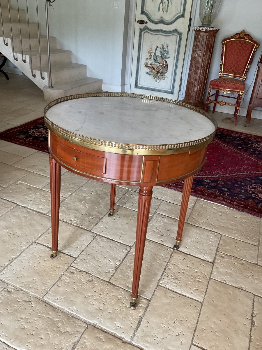 Table Bouillotte Louis XVI Acajou
