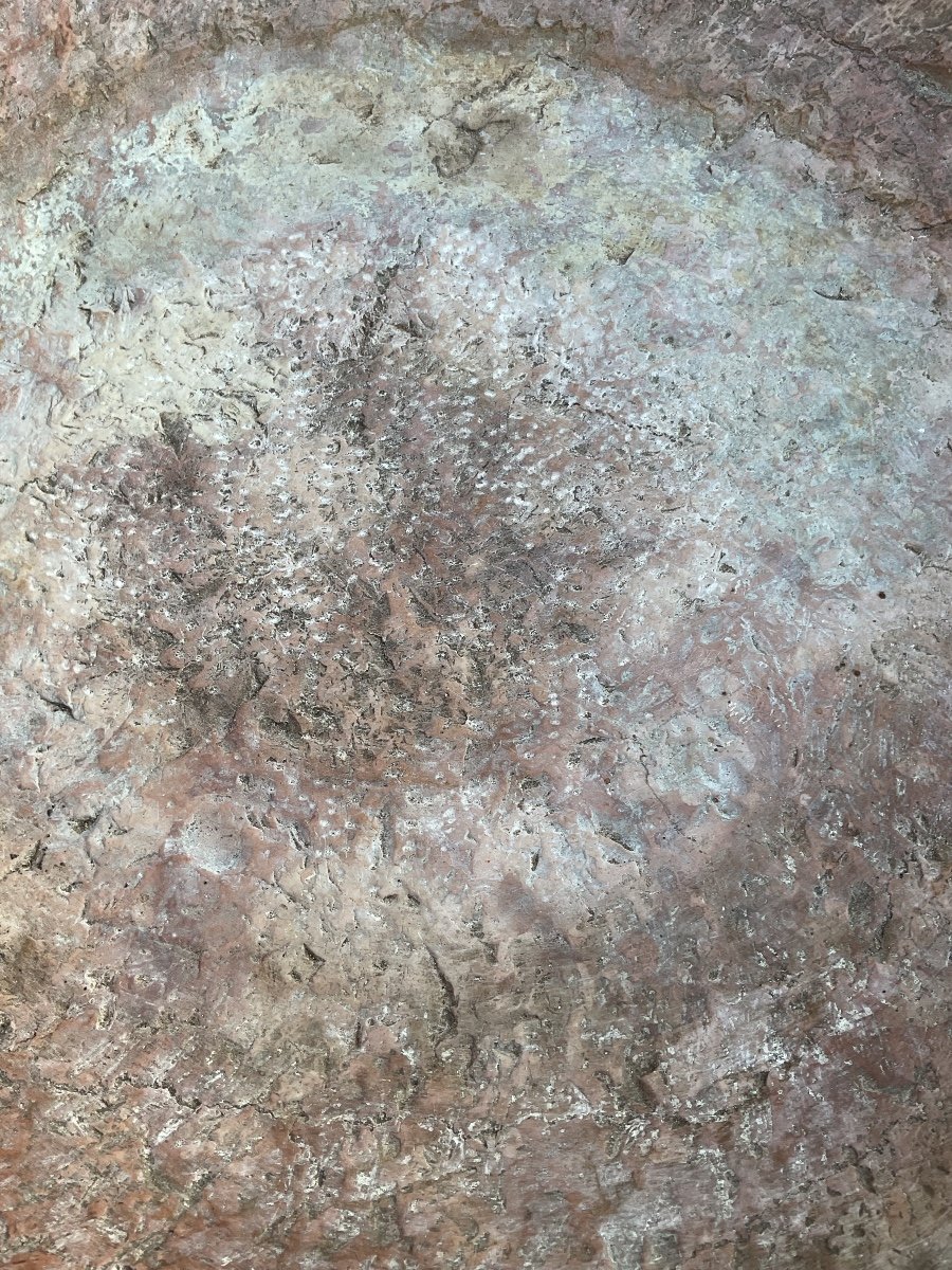 Large Stoup On Foot From The 17th Century In Marble-photo-6