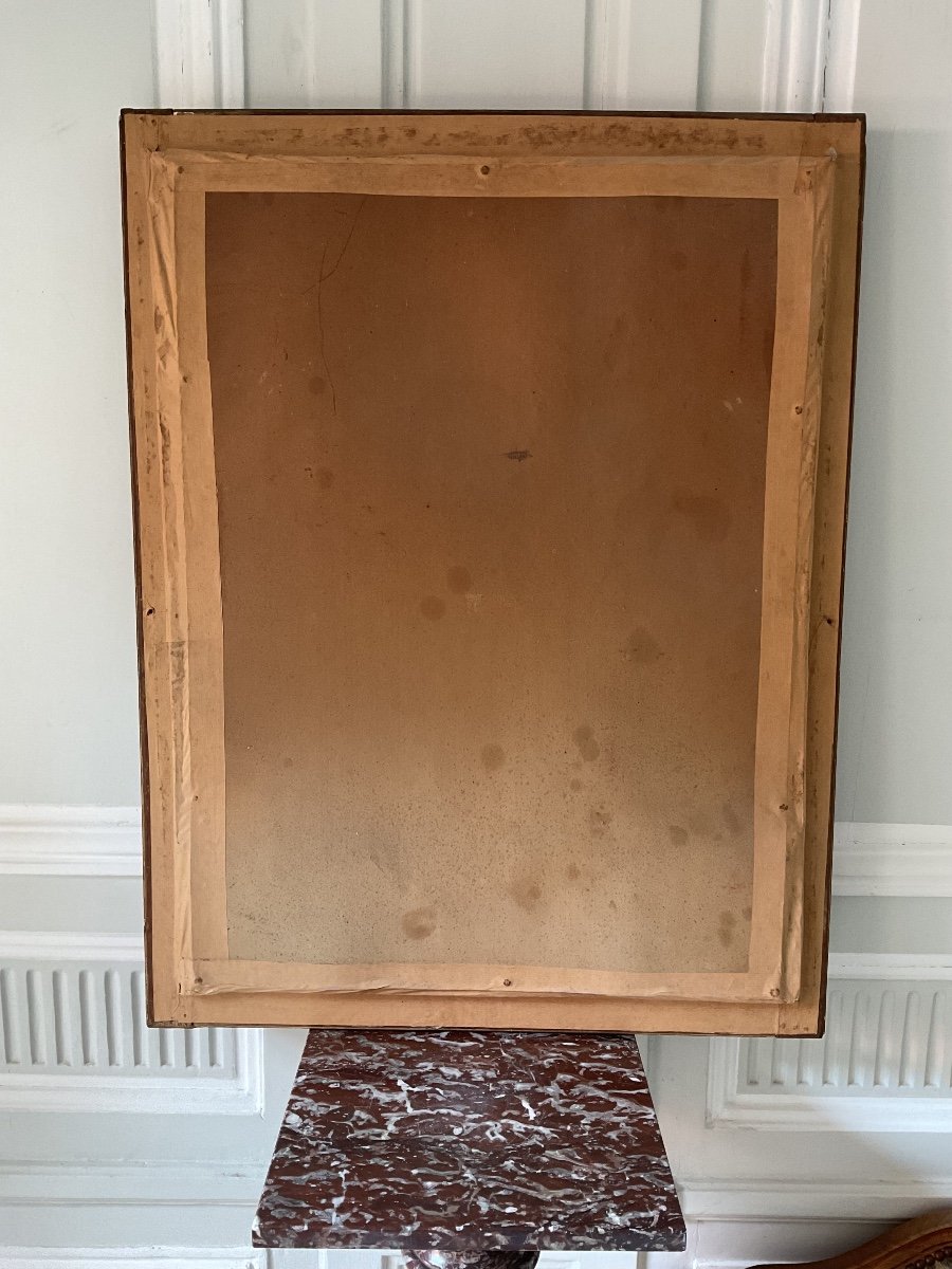 Large And Pretty Pastel From The 18th Century -photo-4