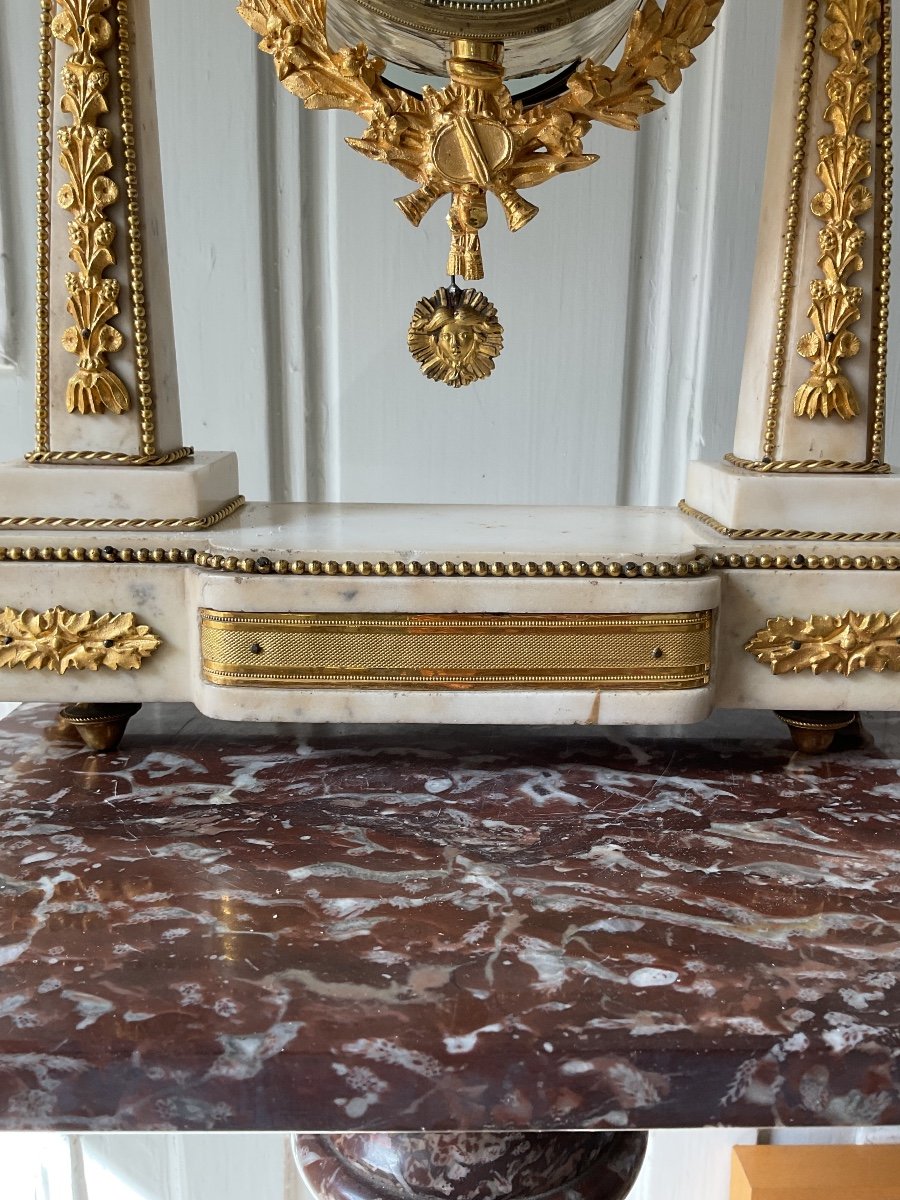 Pendule Portique époque Louis XVI-photo-4