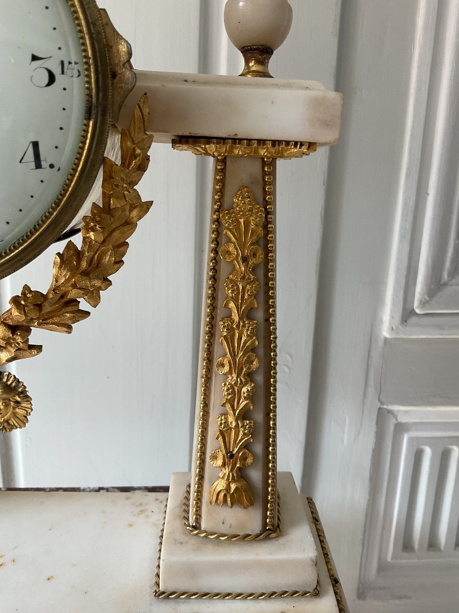 Pendule Portique époque Louis XVI-photo-1