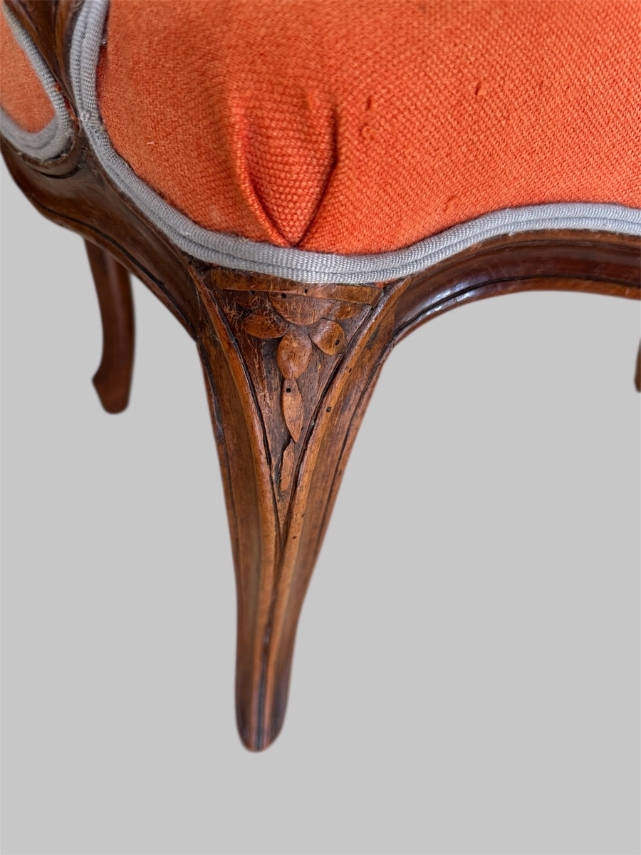 Important Louis XV Cabriolet Armchair -photo-3