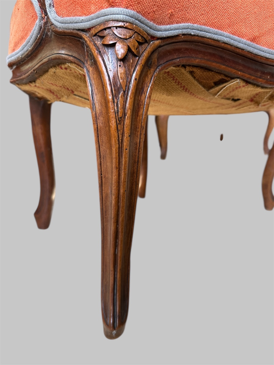 Important Louis XV Cabriolet Armchair -photo-2