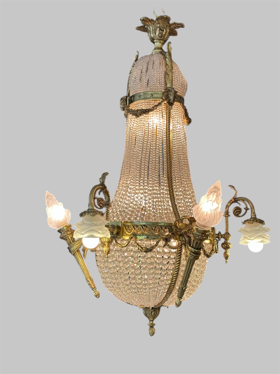 Large 12-light Hot Air Balloon Chandelier -photo-2