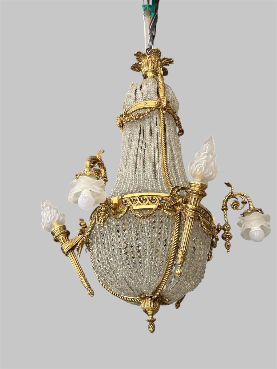 Large 12-light Hot Air Balloon Chandelier -photo-4