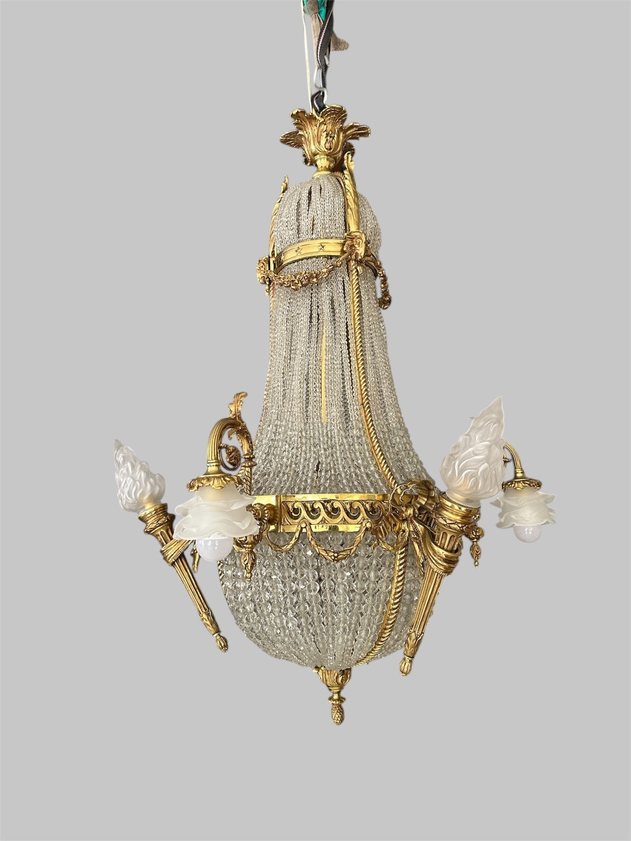 Large 12-light Hot Air Balloon Chandelier -photo-1