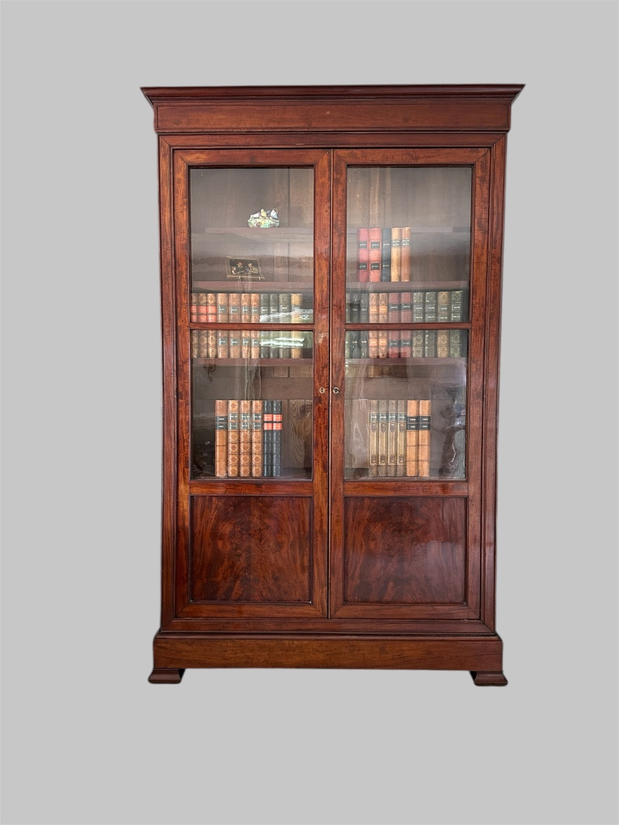 Restoration Period Mahogany Bookcase