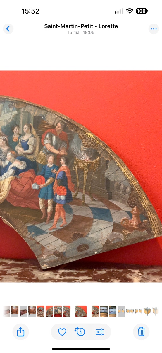 Tempera On Paper: “the Fainting Of Esther” By Antoine Coypel-photo-5