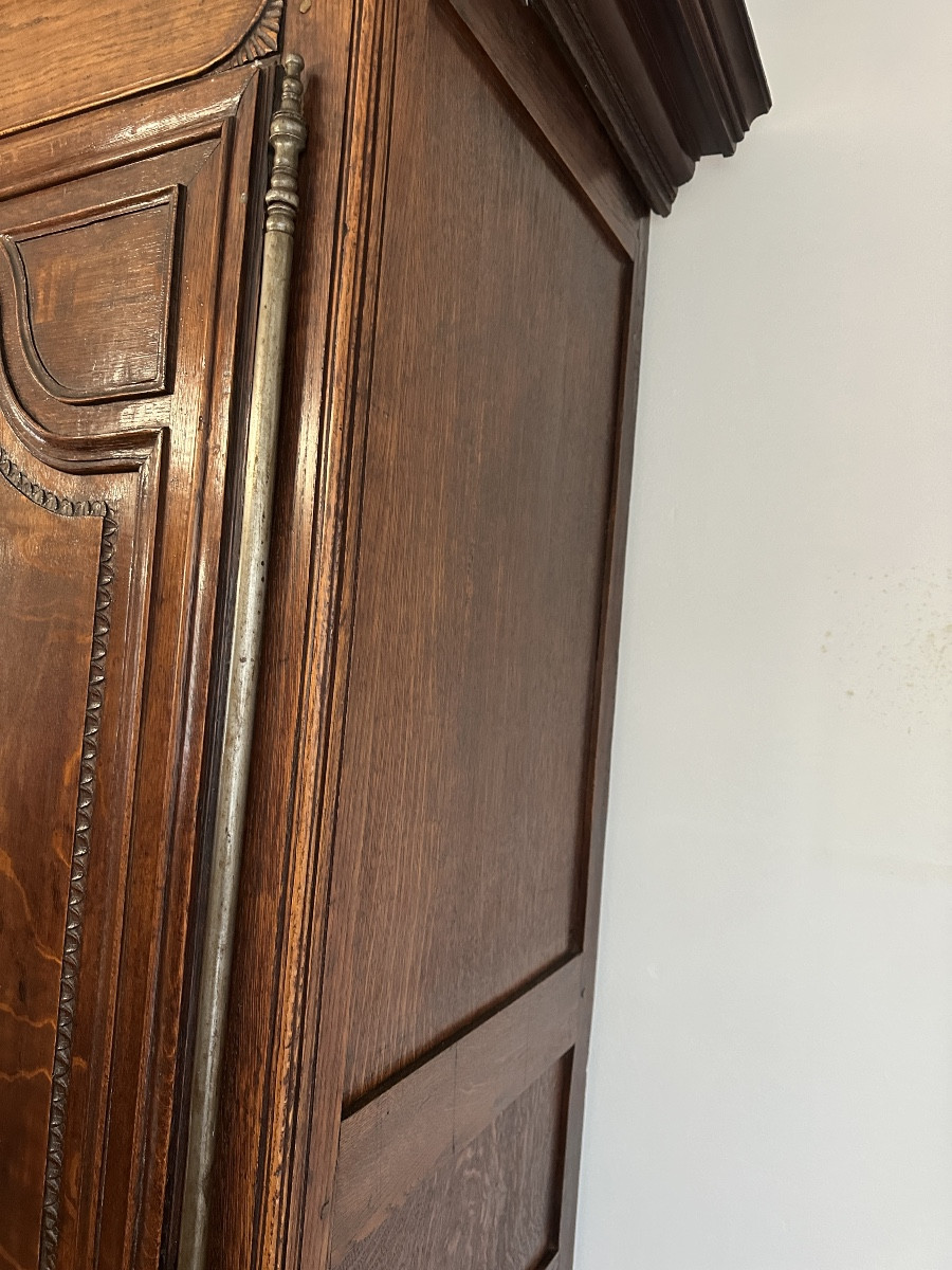 Norman-style Wedding Wardrobe In Oak Wood -photo-6